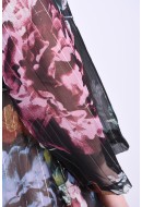 Kimono Object Ana 3/4 Black Floral